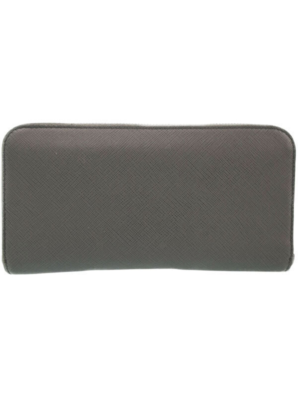 Prada Zipper Wallet Round Long Black